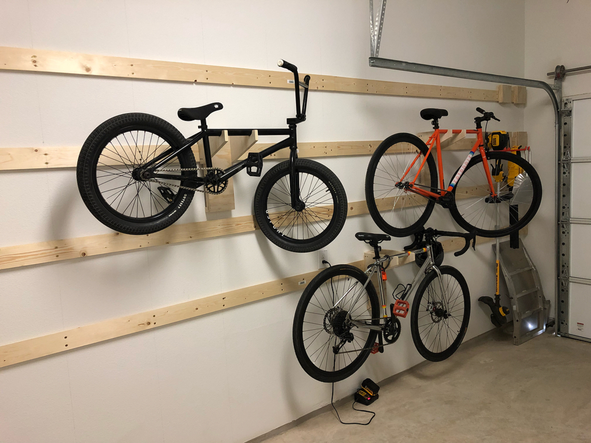 15 ideas para guardar bicicletas en el garaje 9