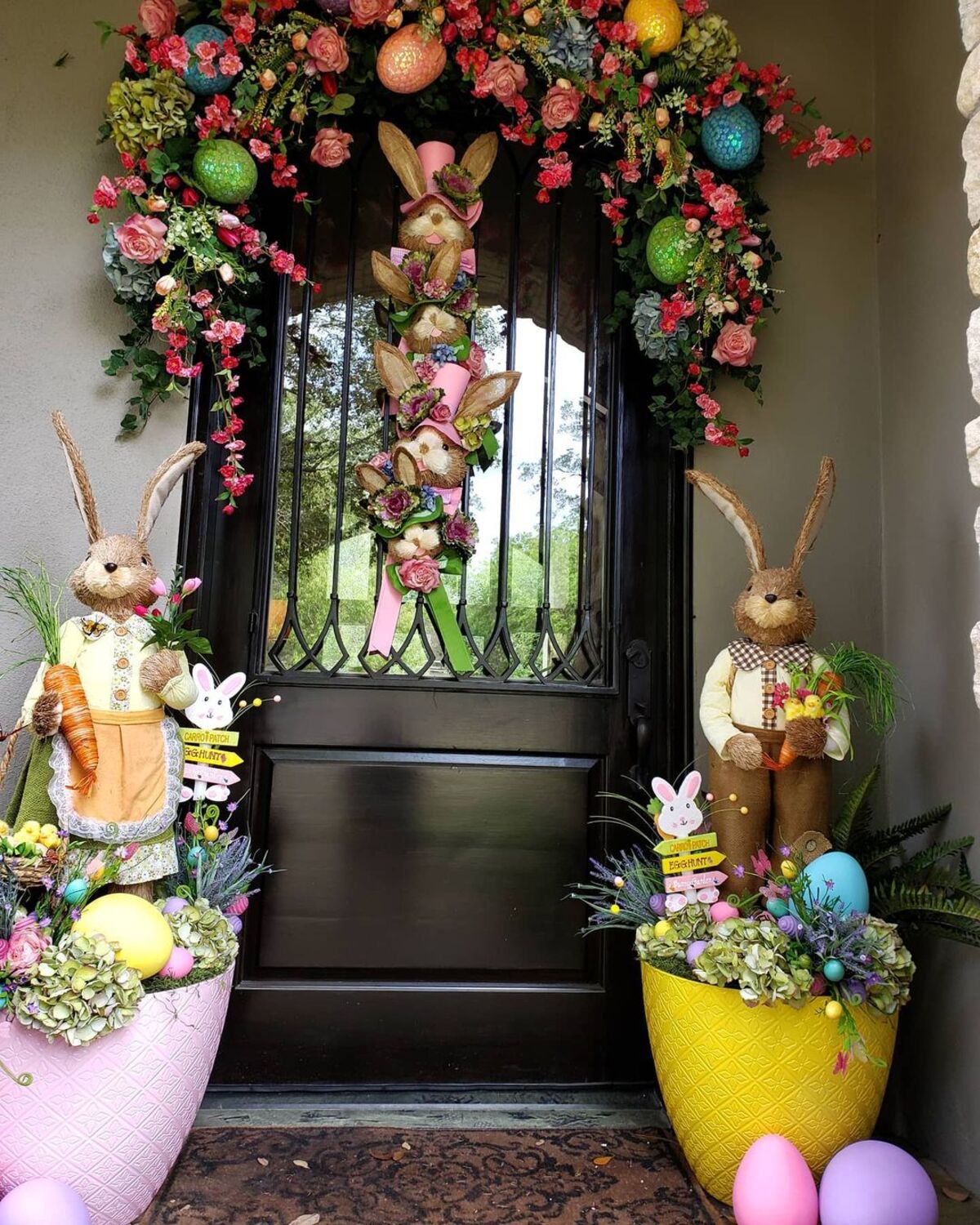 15 decoración de puertas de primavera 9