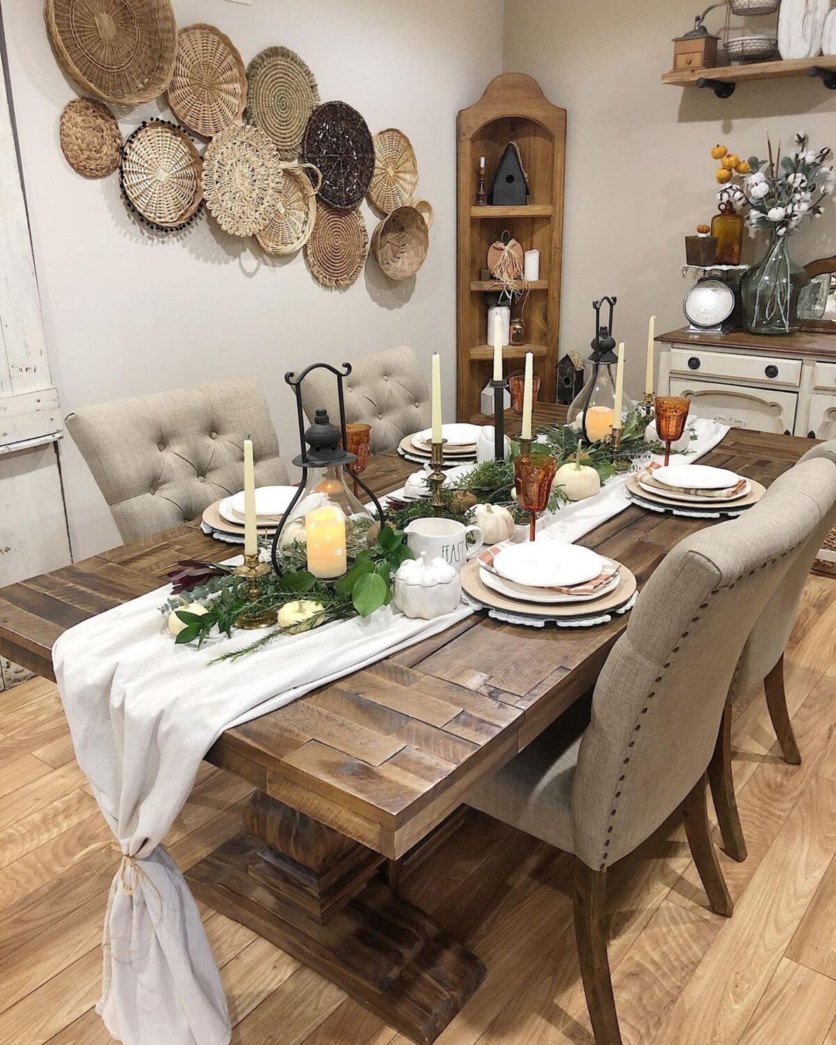 18 ideas elegantes para poner la mesa en acción de gracias 5