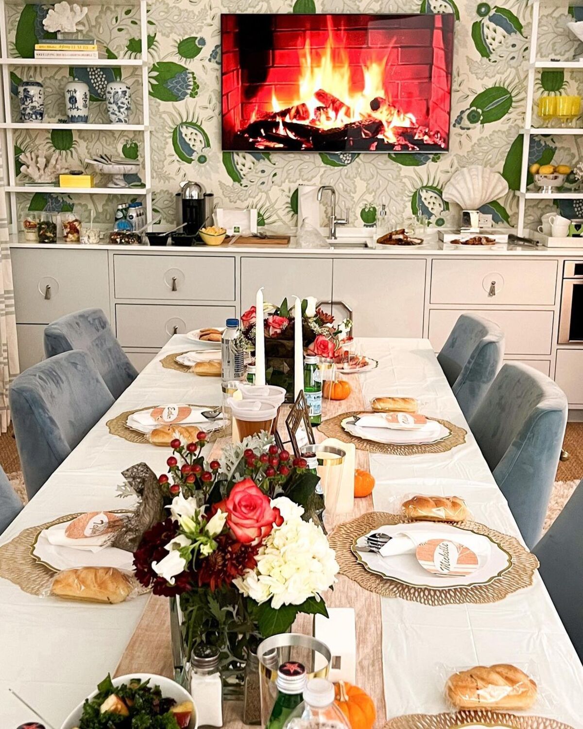 18 ideas elegantes para poner la mesa en acción de gracias 9