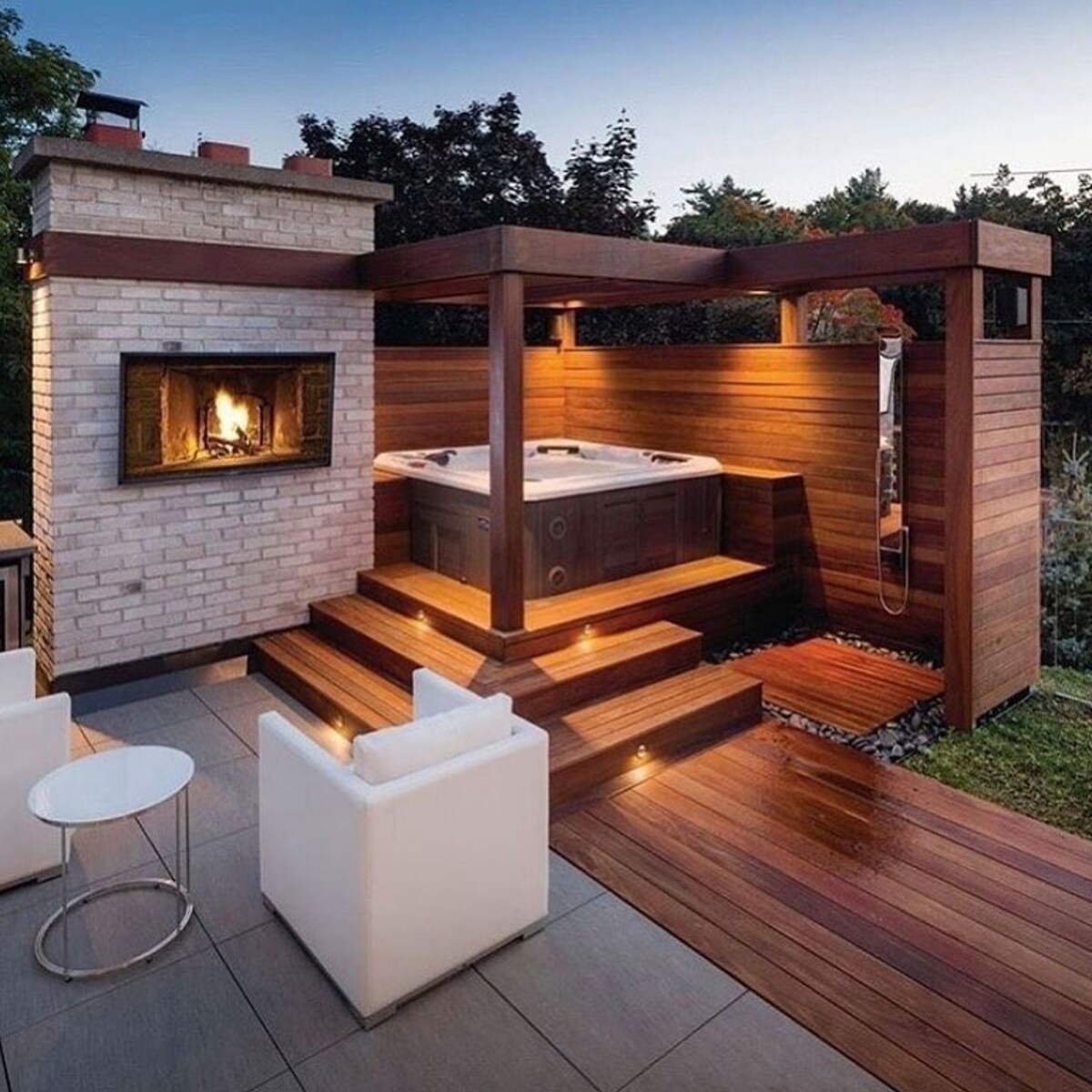 18 ideas para un patio con jacuzzi 3