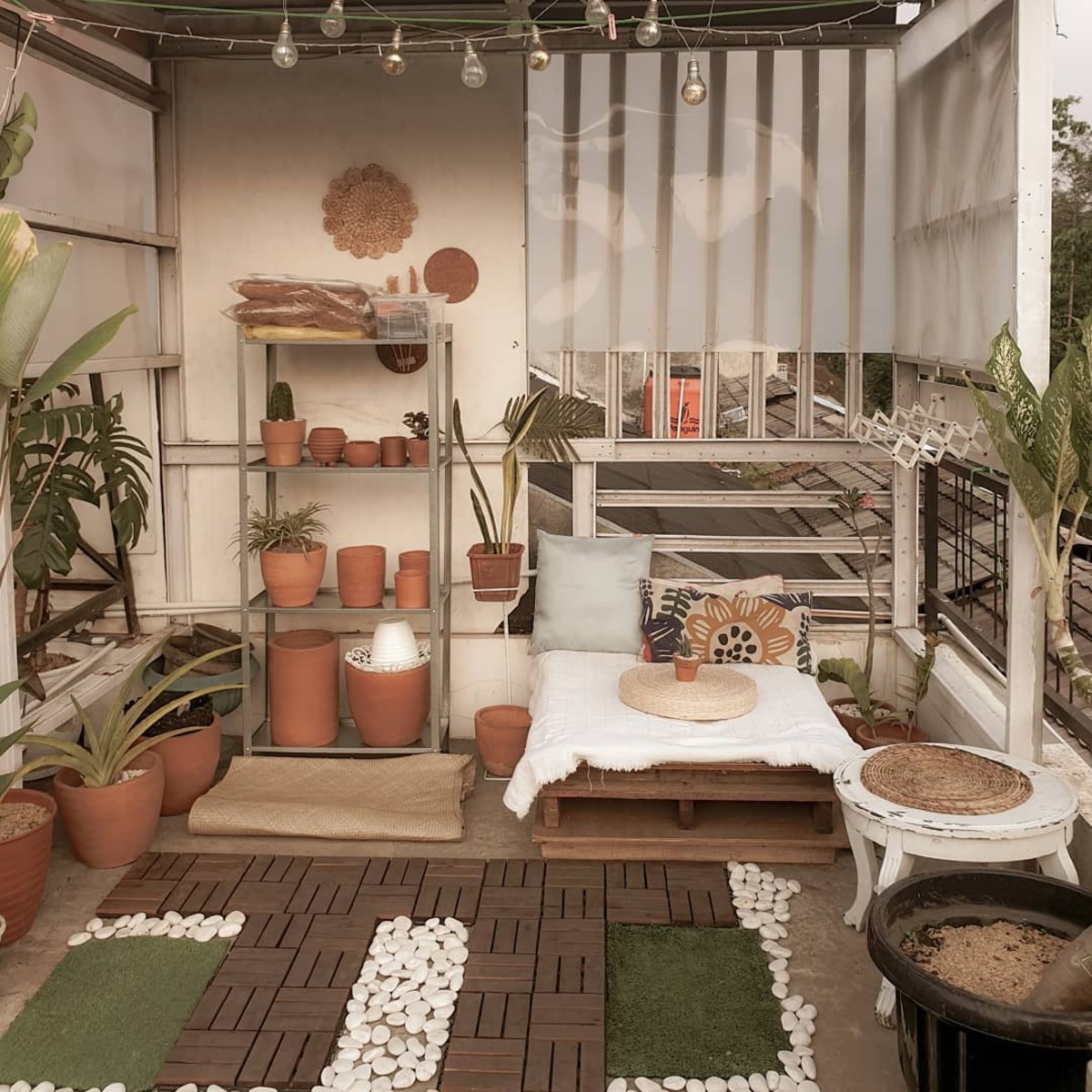 19 ideas para patios de apartamentos pequeños 19