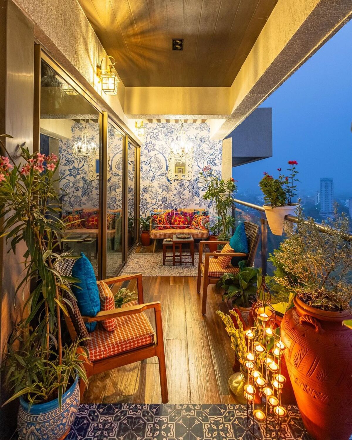 19 ideas de decoración de balcones pequeños 4