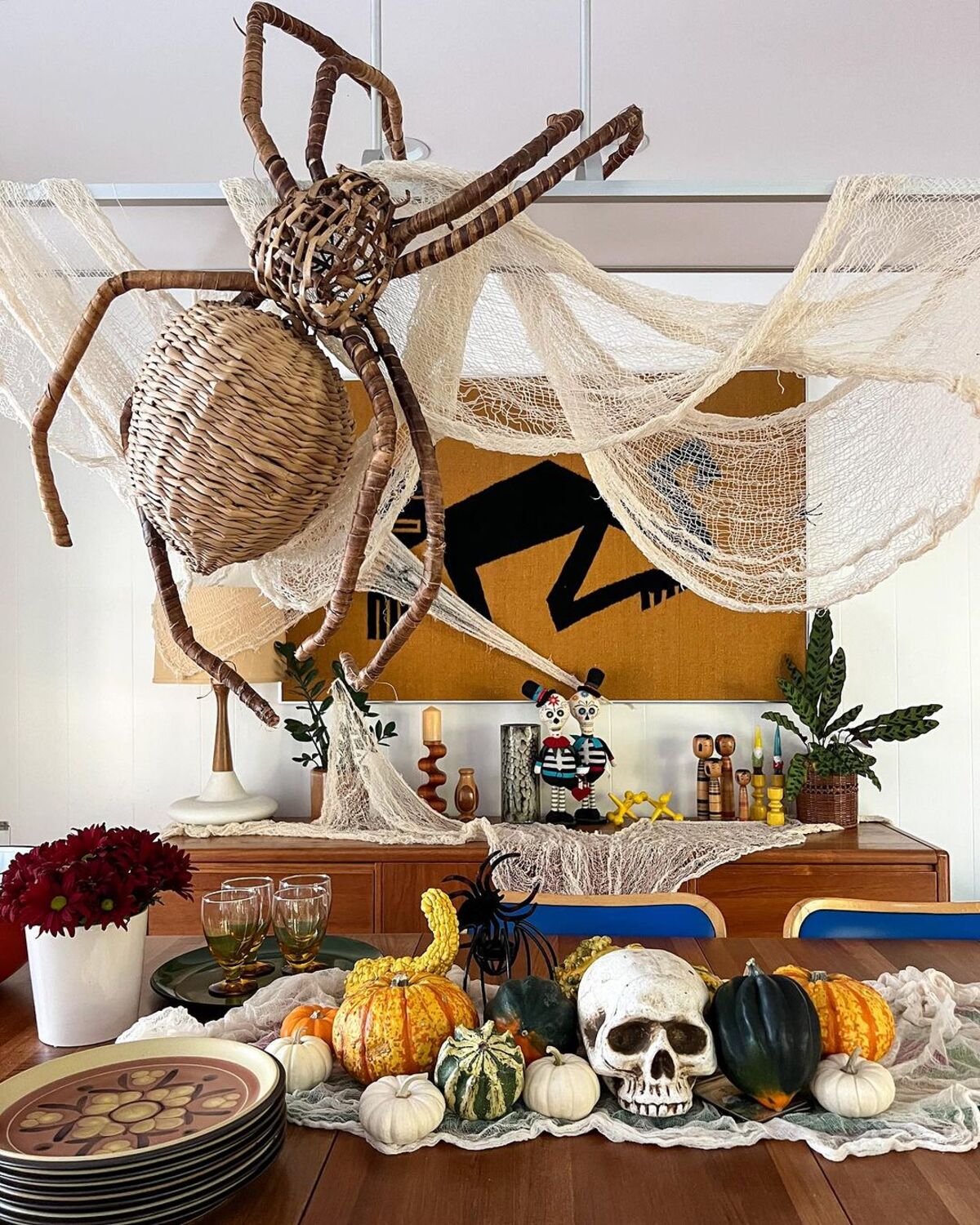 20 ideas encantadoras para poner la mesa en halloween 14