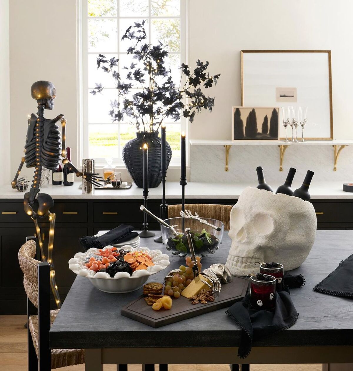 20 ideas encantadoras para poner la mesa en halloween 15