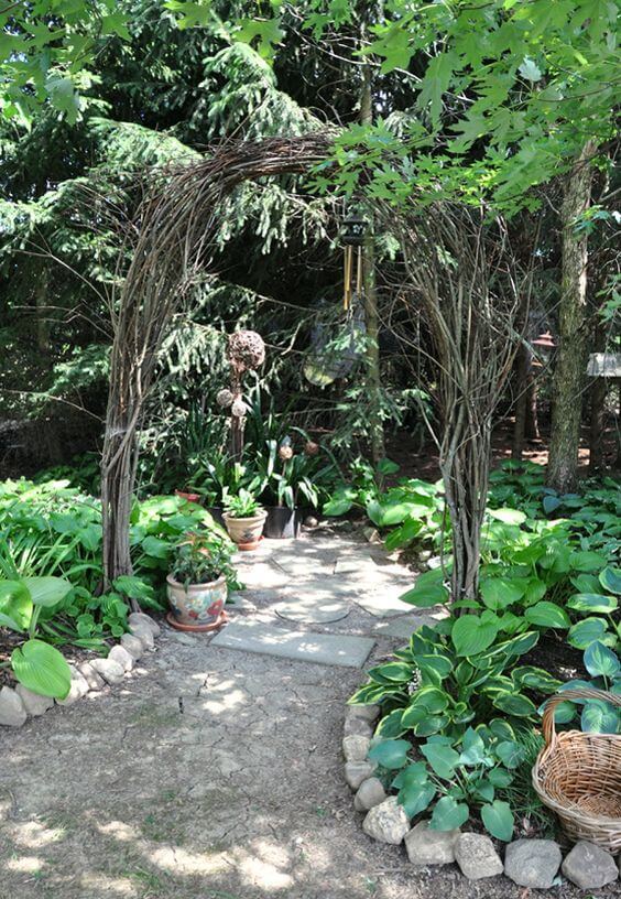 Puerta de jardín DIY