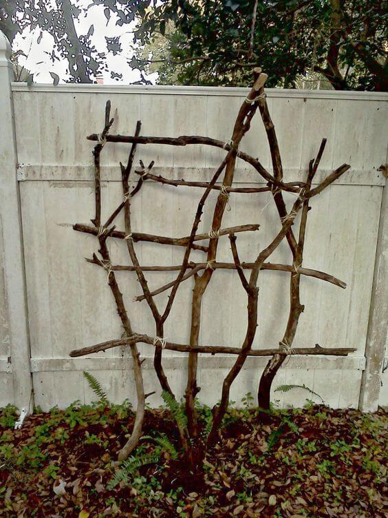 Enrejado de jardín DIY
