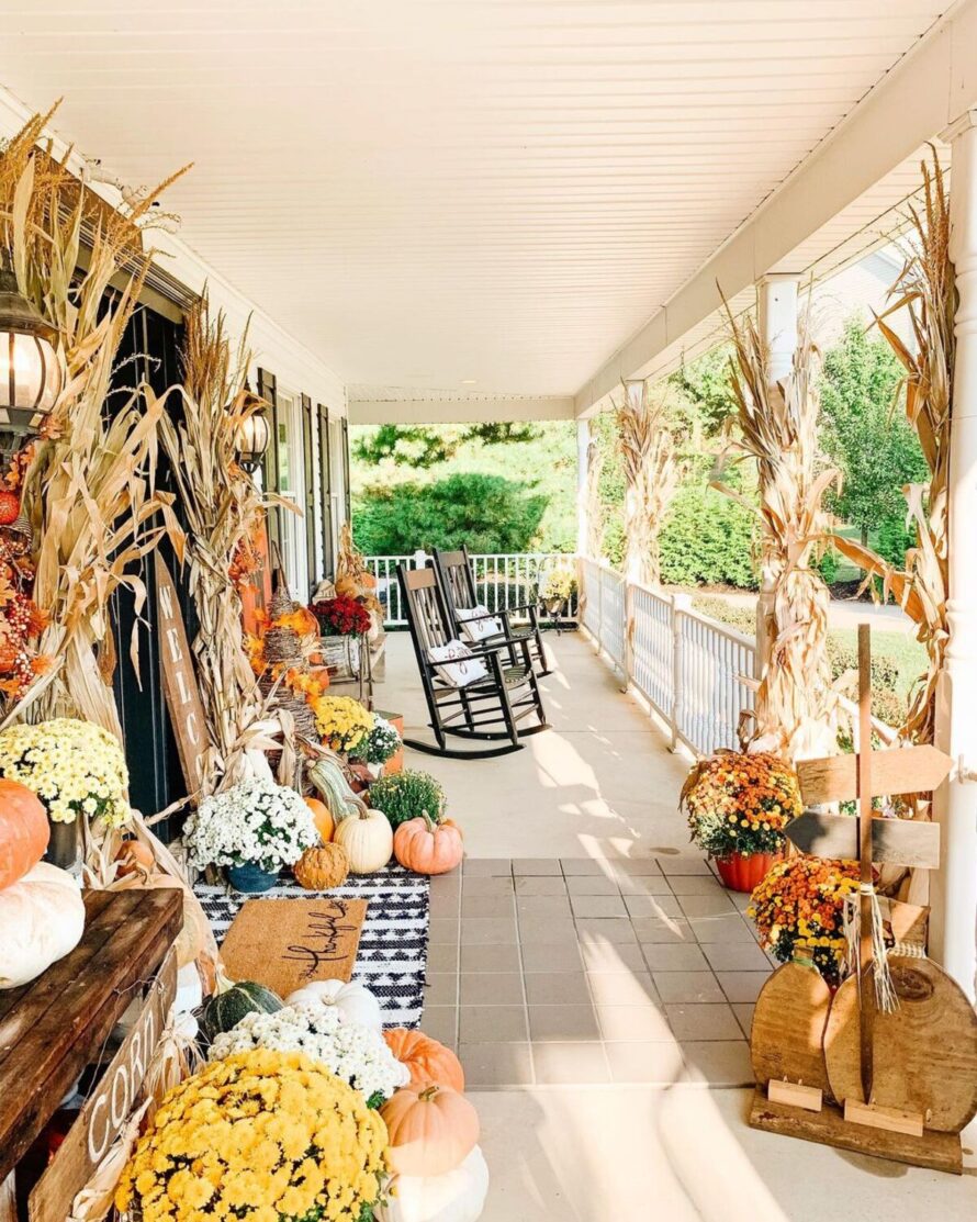 22 encantadoras ideas de decoración otoñal 14