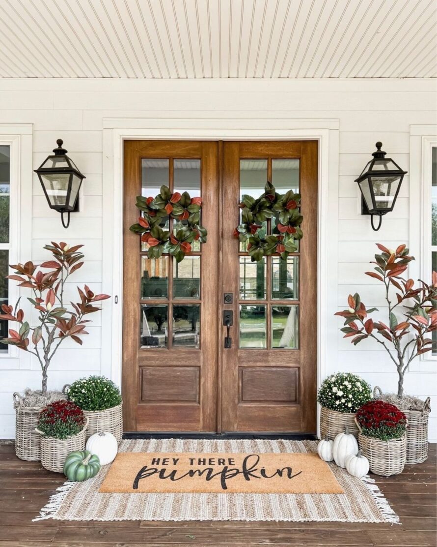 22 encantadoras ideas de decoración de otoño 17