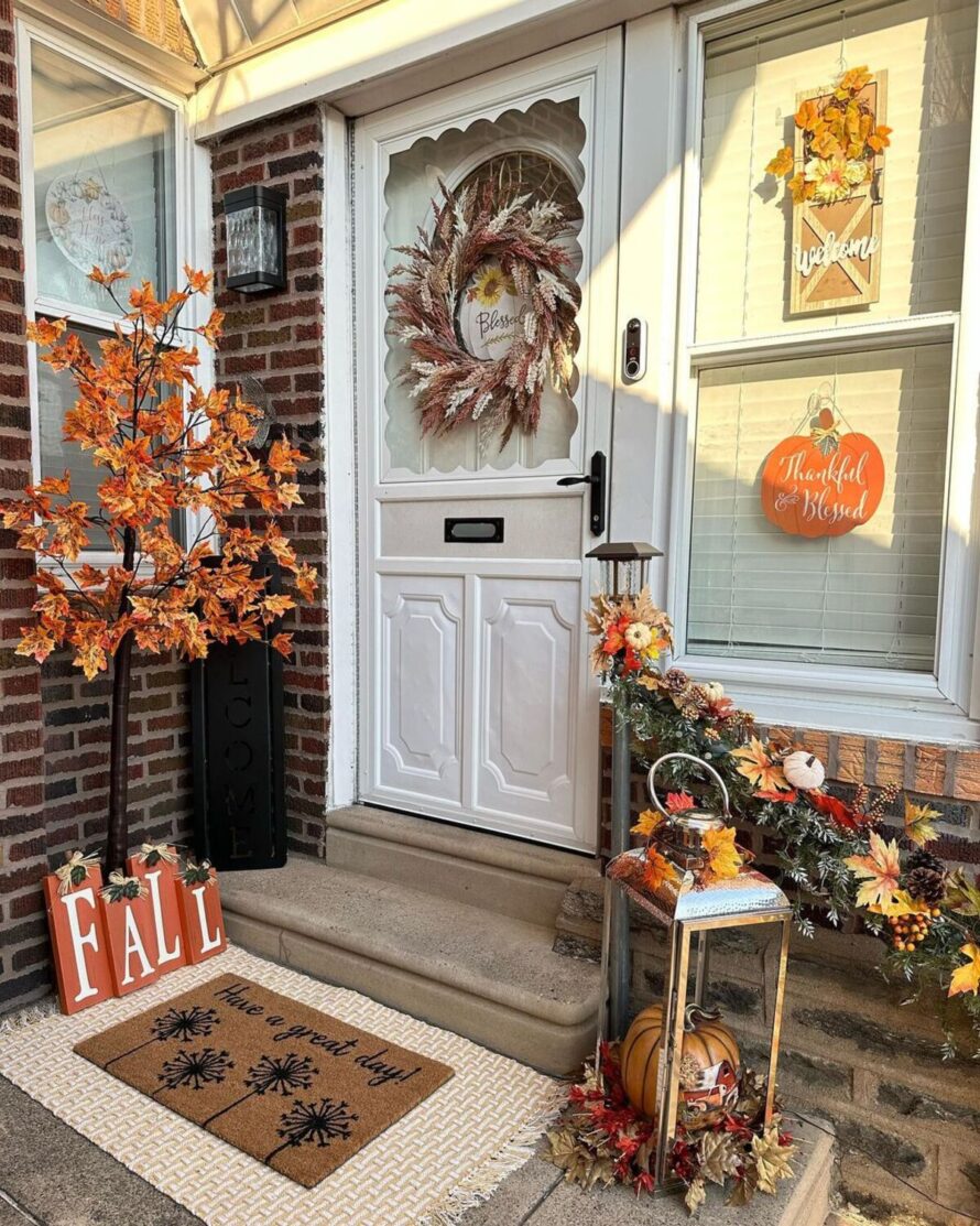 22 encantadoras ideas de decoración de otoño 19