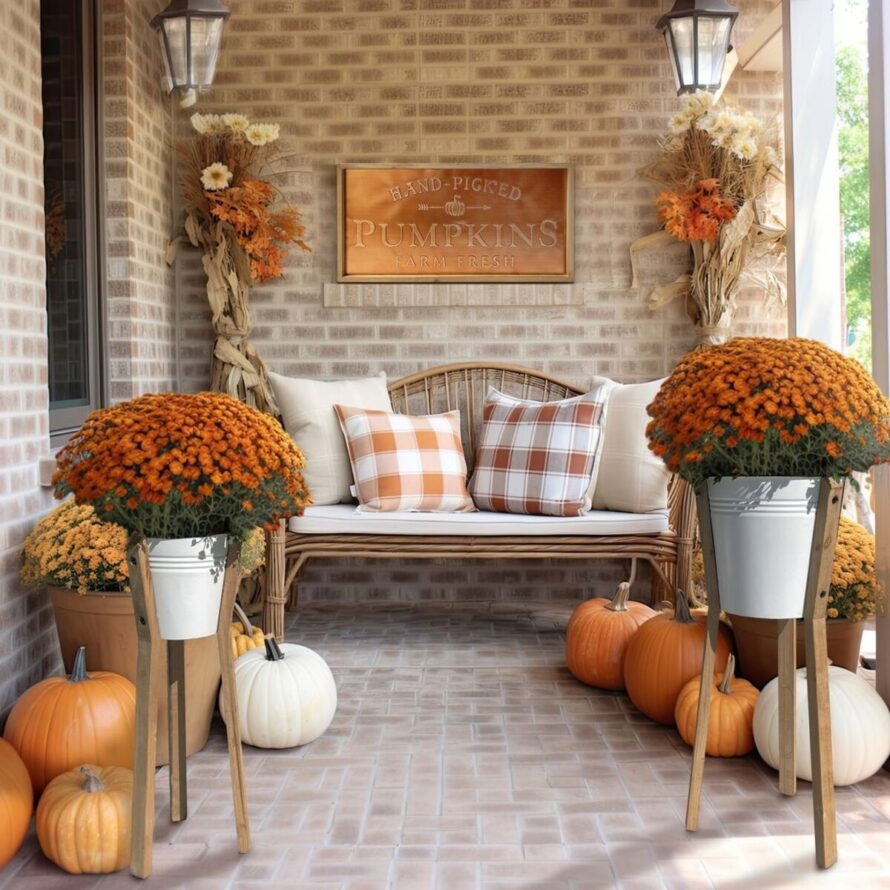 22 encantadoras ideas de decoración de otoño 2