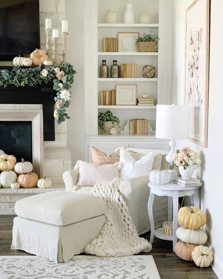 22 encantadoras ideas de decoración de otoño 20