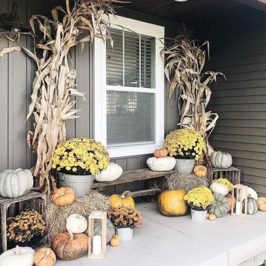 22 encantadoras ideas de decoración de otoño 5