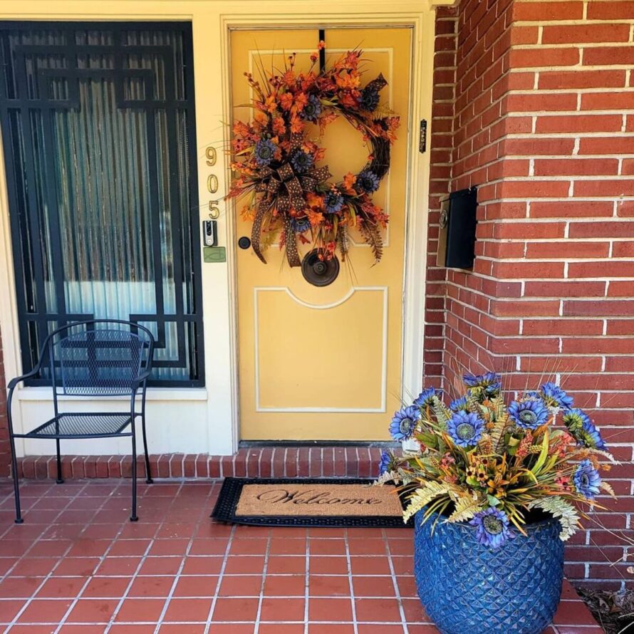 22 preciosas coronas de otoño 13