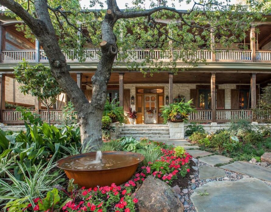 24 ideas innovadoras para el jardín delantero 20