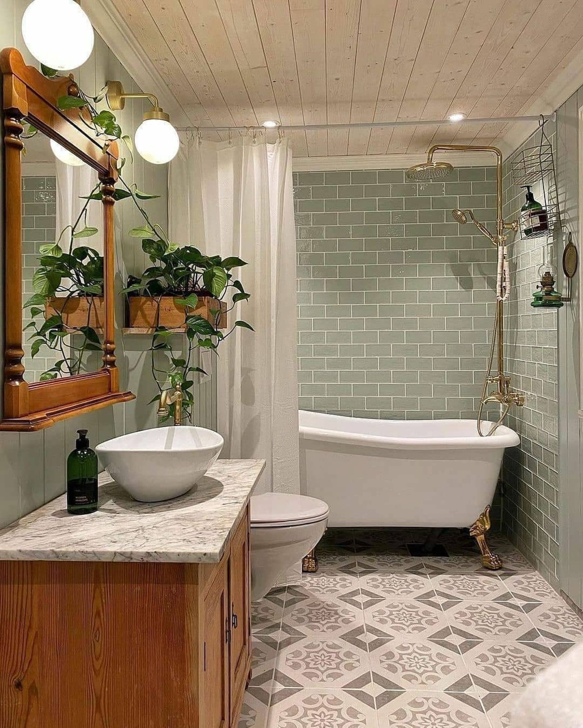25 ideas ecológicas para cuartos de baño 10