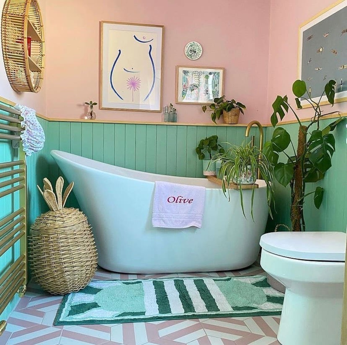 25 ideas ecológicas para cuartos de baño 16