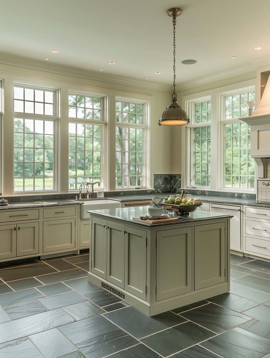 Benjamin Moore October Mist Cocina