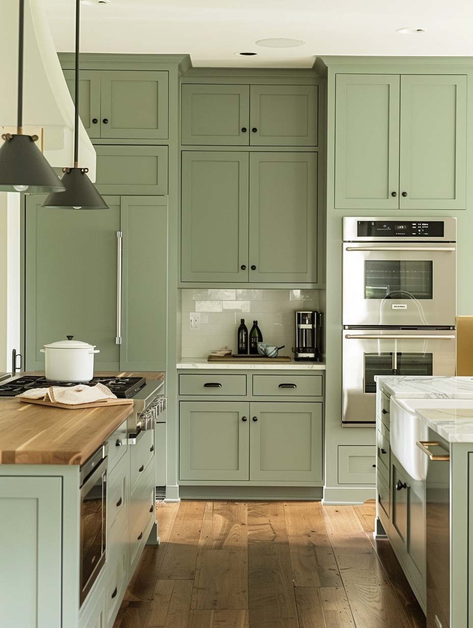 Benjamin Moore Saybrook Sage Cocina