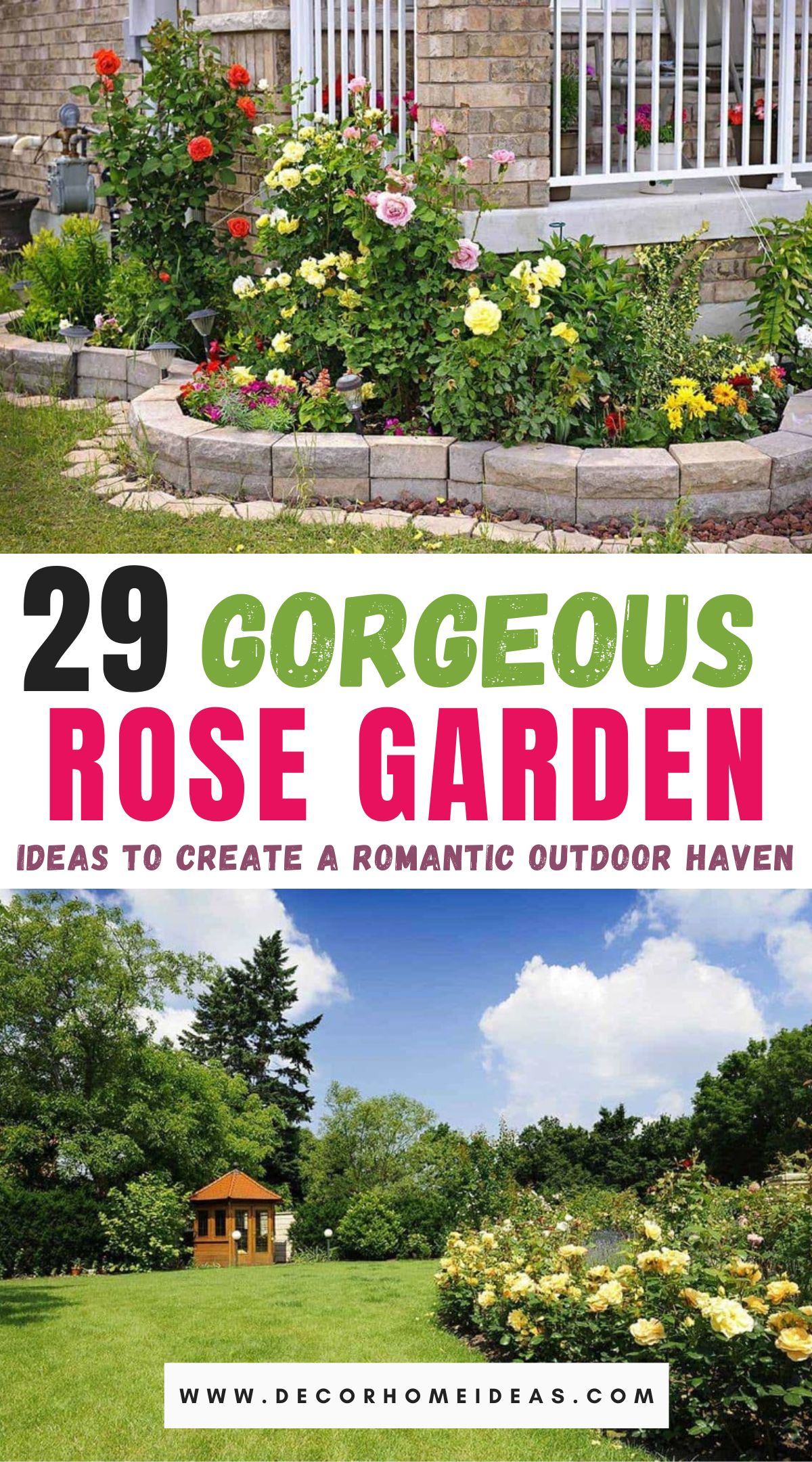 Mejor hermoso jardín de rosas Ideas 1