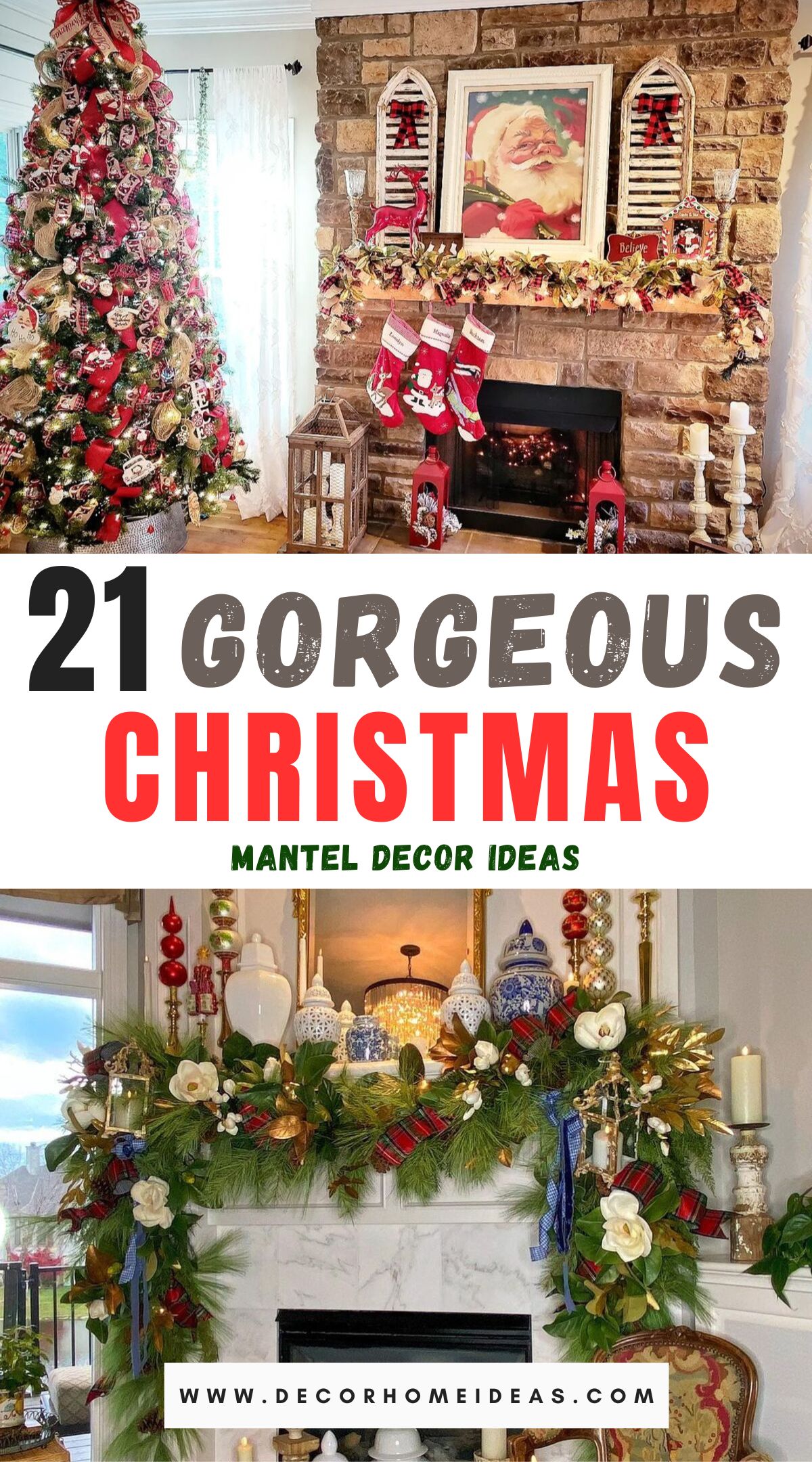 Las mejores ideas de decoración del manto de Navidad 2