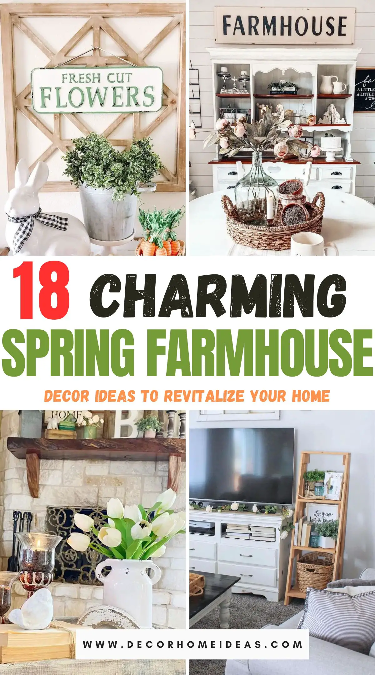 Renueva tu hogar esta primavera con estas 18 ideas de decoración de granjas. Explora inspiraciones rústicas y encantadoras que aportan un toque de calidez y estilo estacional a tus espacios vitales.