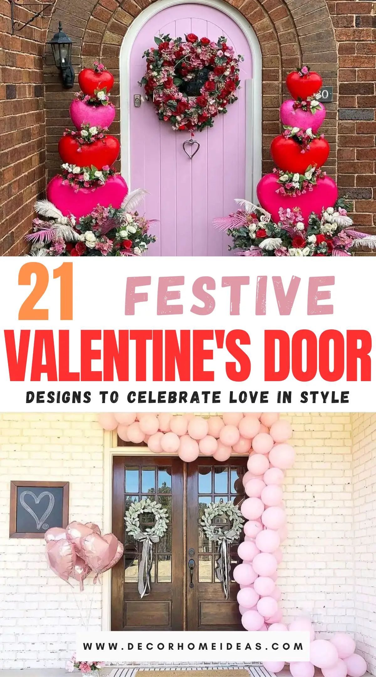 Las mejores decoraciones para puertas de San Valentín