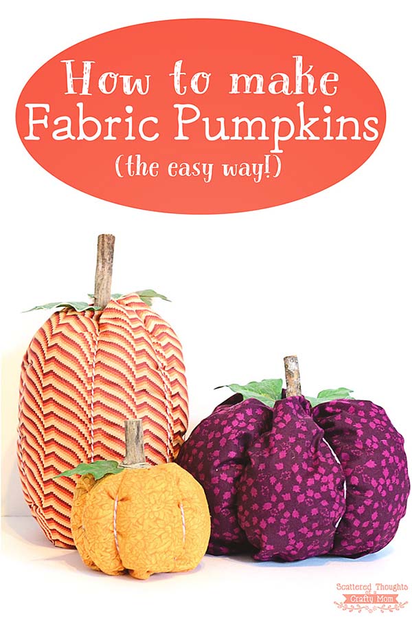 DIY Calabazas de tela #craft #fall #falldecor #falldecorideas #decorhomeideas