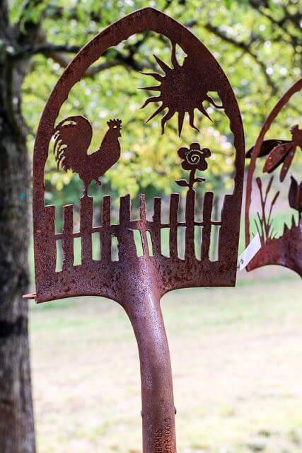   Pintura artística con pala vieja