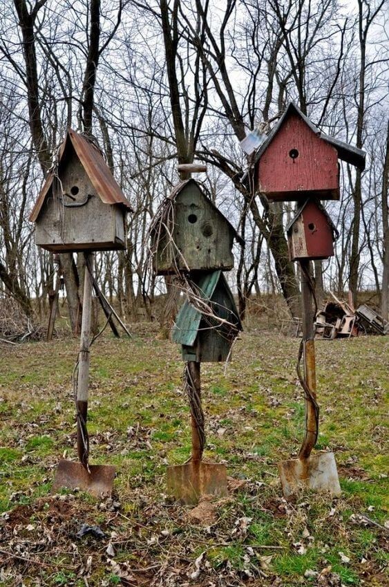 Rastrillo y pala Birdhouses