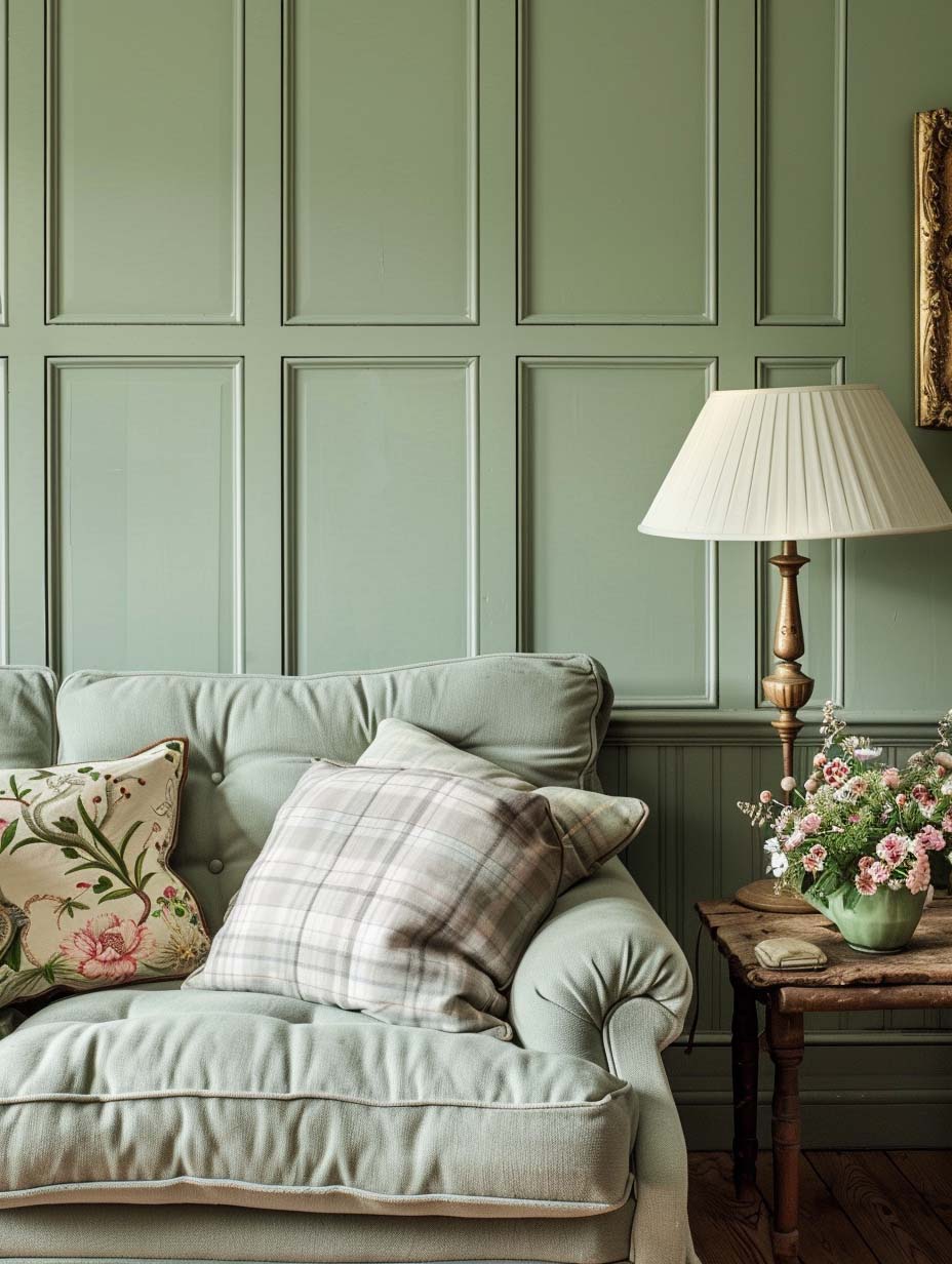 Farrow and Ball Sutcliffe Verde Salón