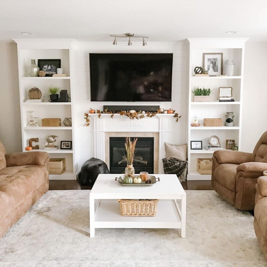 ideas de decoración de salones inspiradas en el otoño 6