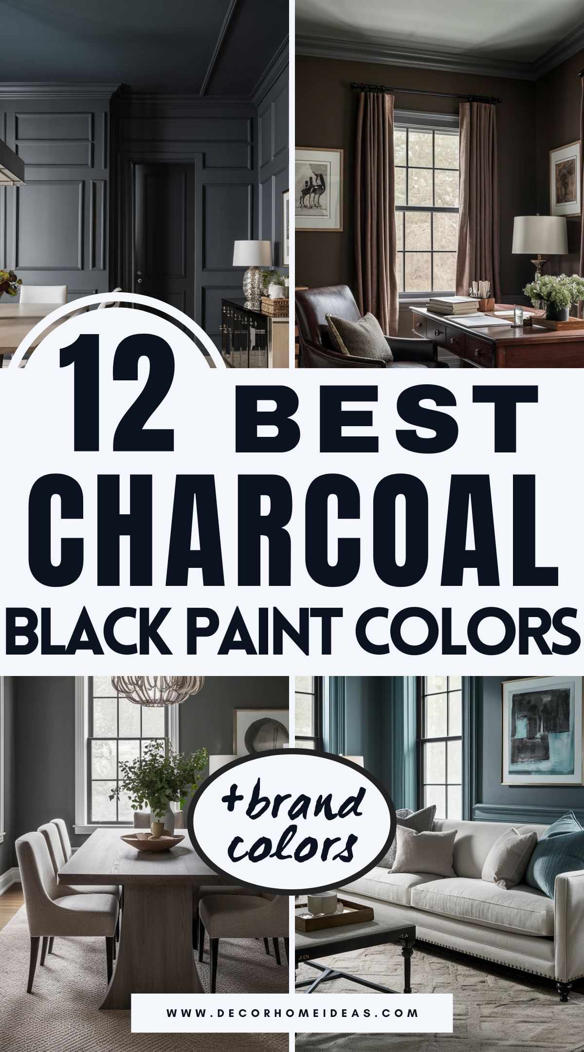 Logre un aspecto elegante y sofisticado en cualquier habitación con estos 12 impresionantes colores de pintura negro carbón de las mejores marcas como Benjamin Moore, Sherwin-Williams, Behr, y Farrow & Ball. Esta guía destaca tonos ricos y profundos que añaden elegancia y modernidad, además de consejos sobre dónde y cómo usar cada tono para un máximo impacto. ¿Busca añadir dramatismo y profundidad a su espacio? Descubra el tono carbón perfecto para un acabado refinado.