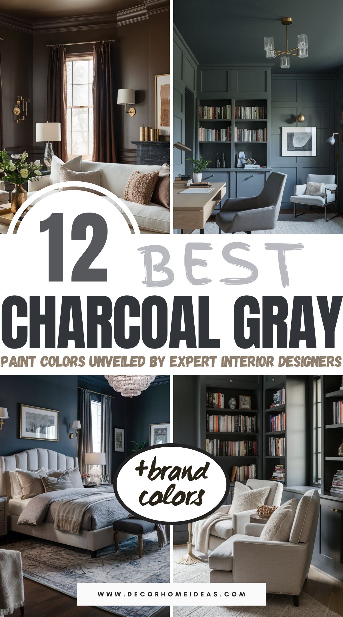 Descubra 12 impresionantes colores de pintura gris carbón seleccionados por expertos diseñadores de interiores para añadir un toque atrevido y sofisticado a cualquier espacio. Desde tonos ricos y profundos hasta matices sutiles y cambiantes, estas versátiles tonalidades transformarán su hogar con elegancia y estilo moderno. ¿Cuál inspirará su próxima reforma?