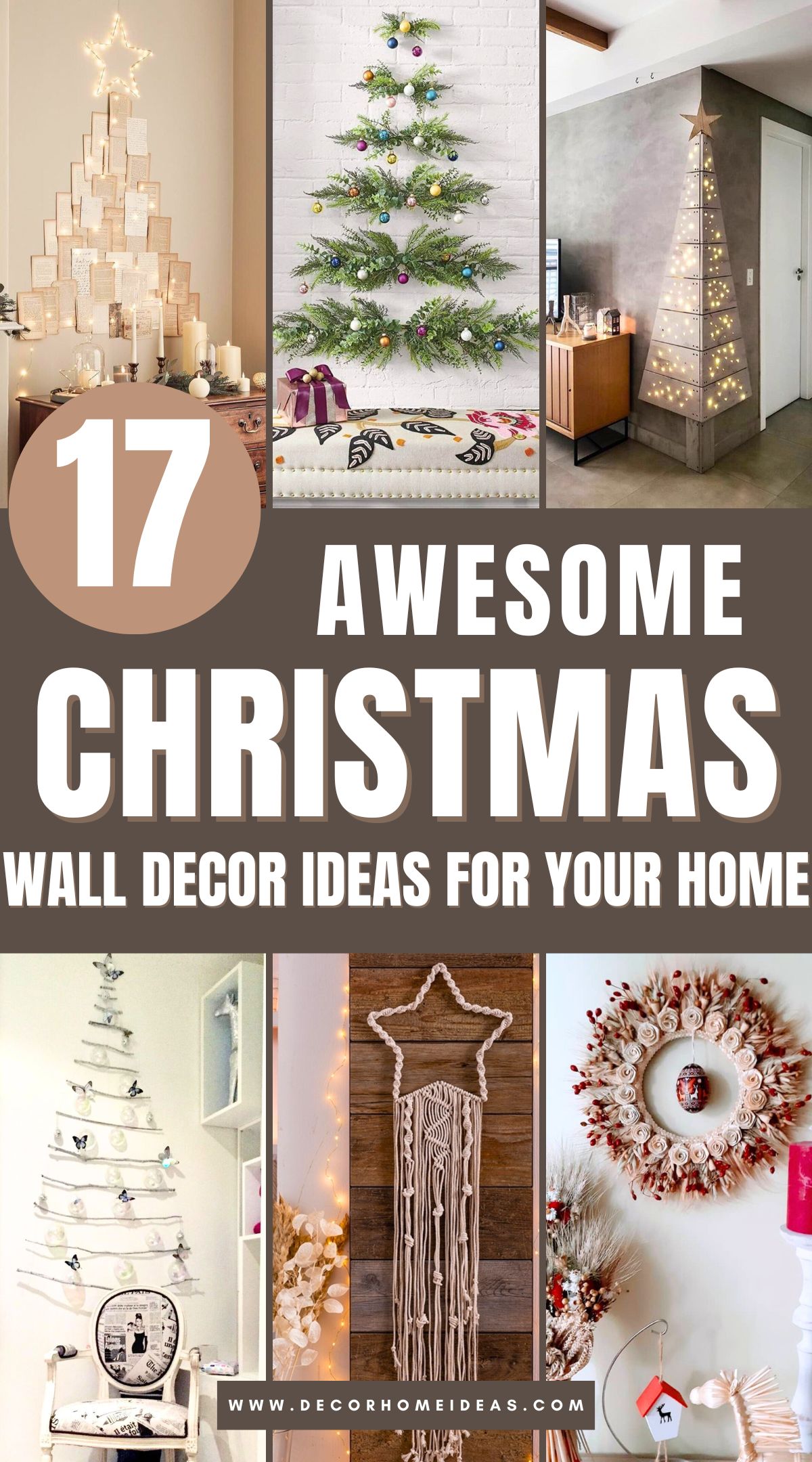 las mejores ideas para decorar la pared en navidad 3