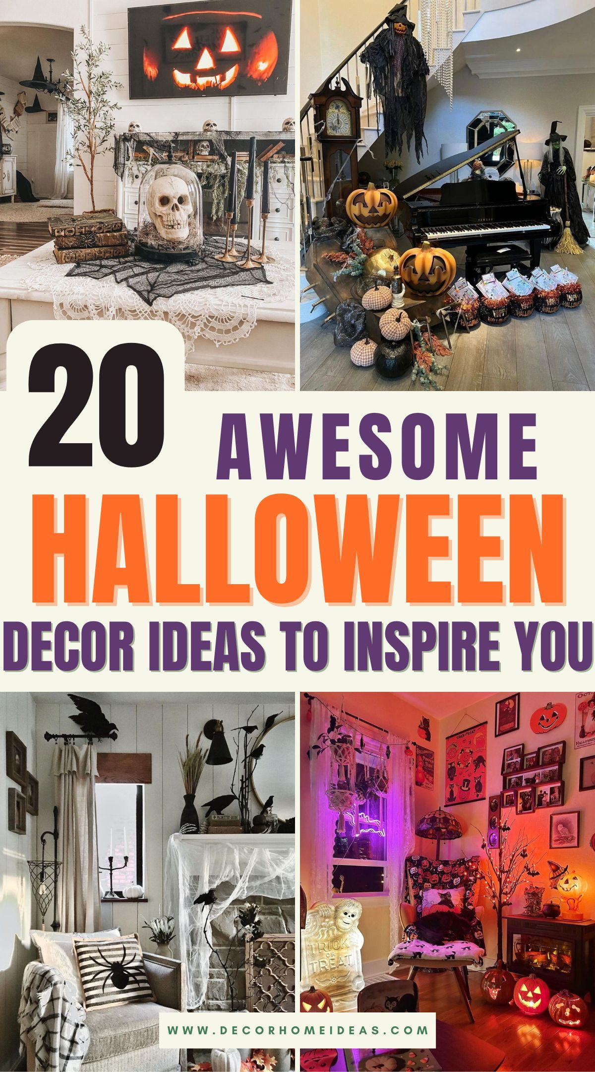 mejores ideas creativas de decoración de halloween 1