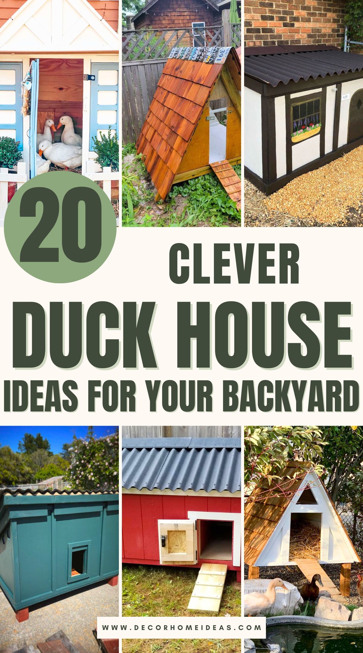 las mejores ideas para una casa de patos 2