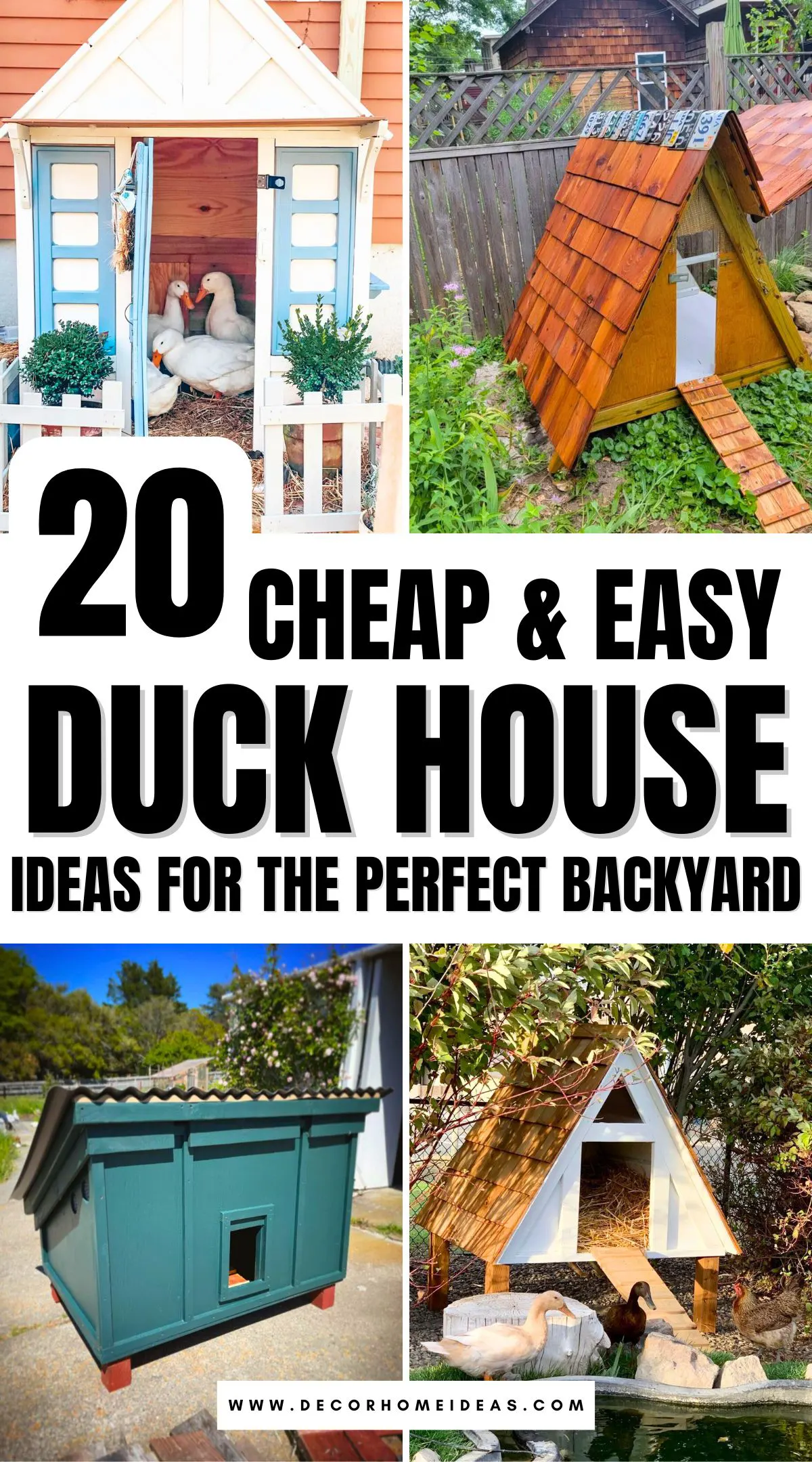Proporciona a tus patos un hogar acogedor sin arruinarte con estas 20 ideas de casas para patos fáciles y baratas. Perfectos para cualquier patio trasero, estos diseños de bricolaje utilizan materiales asequibles y métodos de construcción sencillos para crear refugios seguros y elegantes. Descubre opciones económicas que harán felices a tus patos y mejorarán tu espacio exterior.