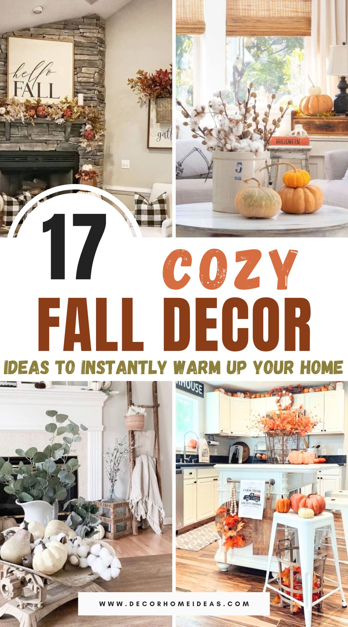 las mejores ideas de decoración de otoño para el hogar