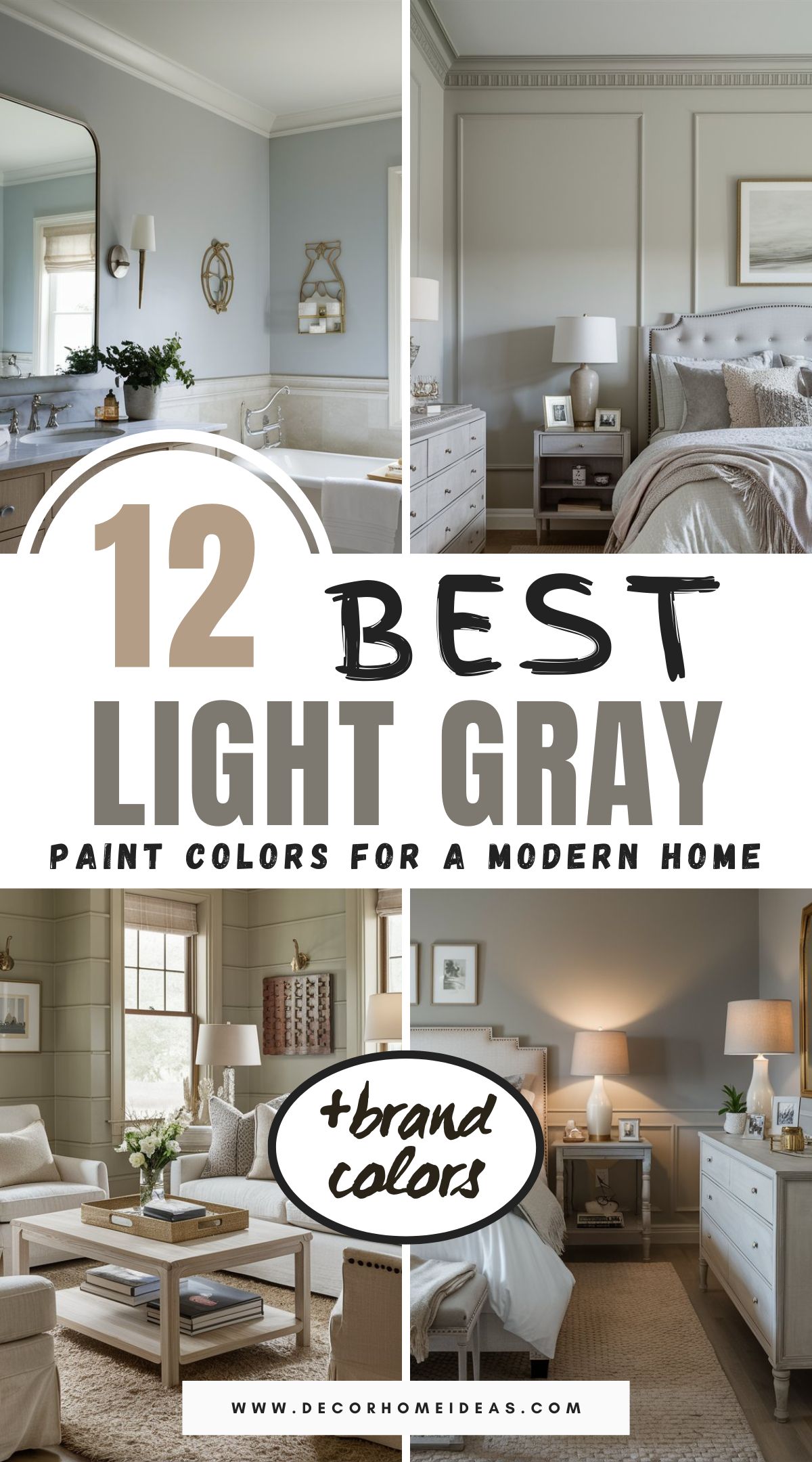 los mejores colores de pintura gris claro