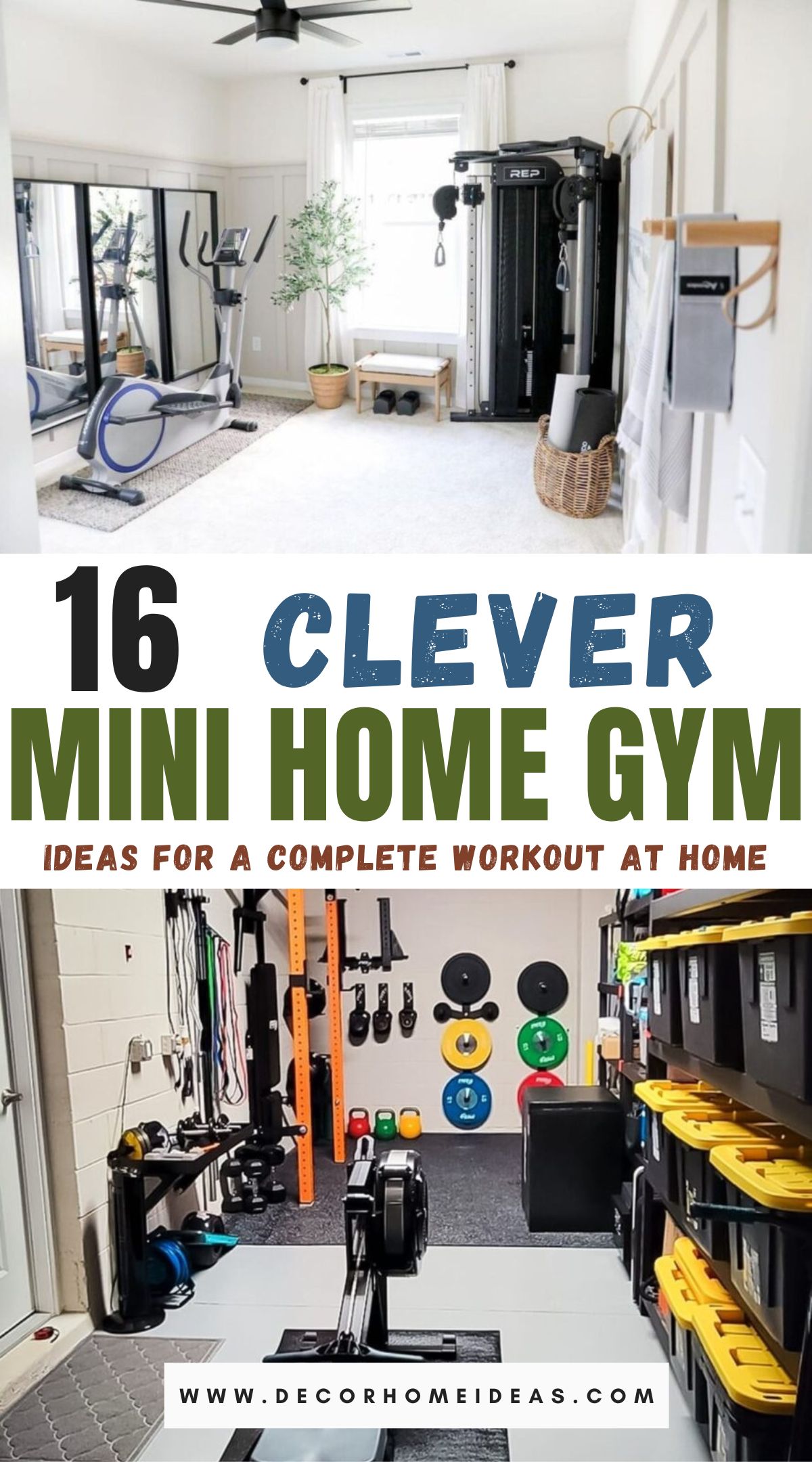 mejor mini gimnasio en casa diseños