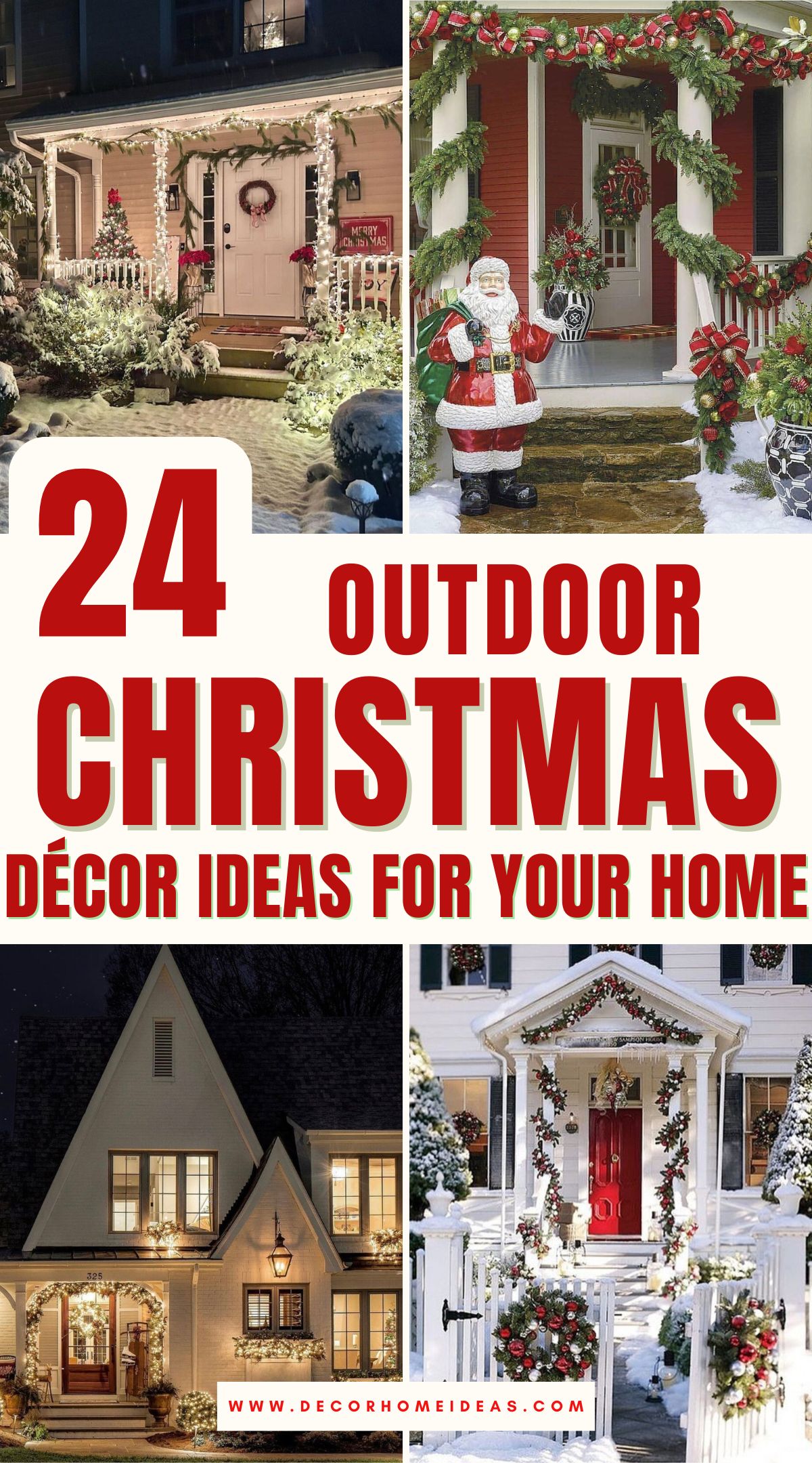 las mejores ideas de decoración navideña para exteriores 2