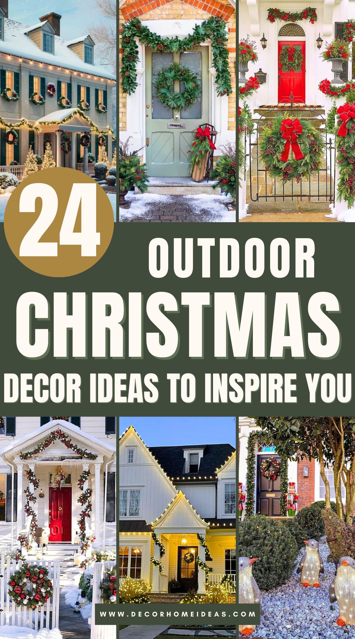 las mejores ideas de decoración navideña para exteriores 3