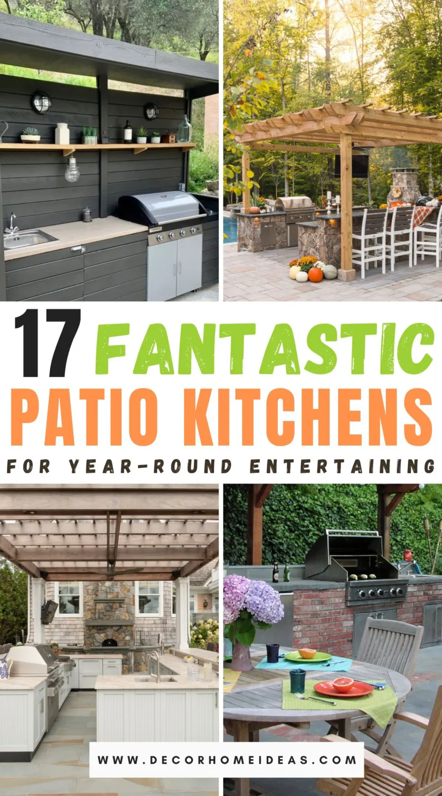 Descubra 17 fantásticas ideas de cocinas de exterior que combinan estilo y funcionalidad. Desde acogedores rincones hasta amplios montajes, explora diseños innovadores que hacen que cocinar al aire libre sea una delicia. Haz clic para inspirarte y transformar tu espacio exterior.