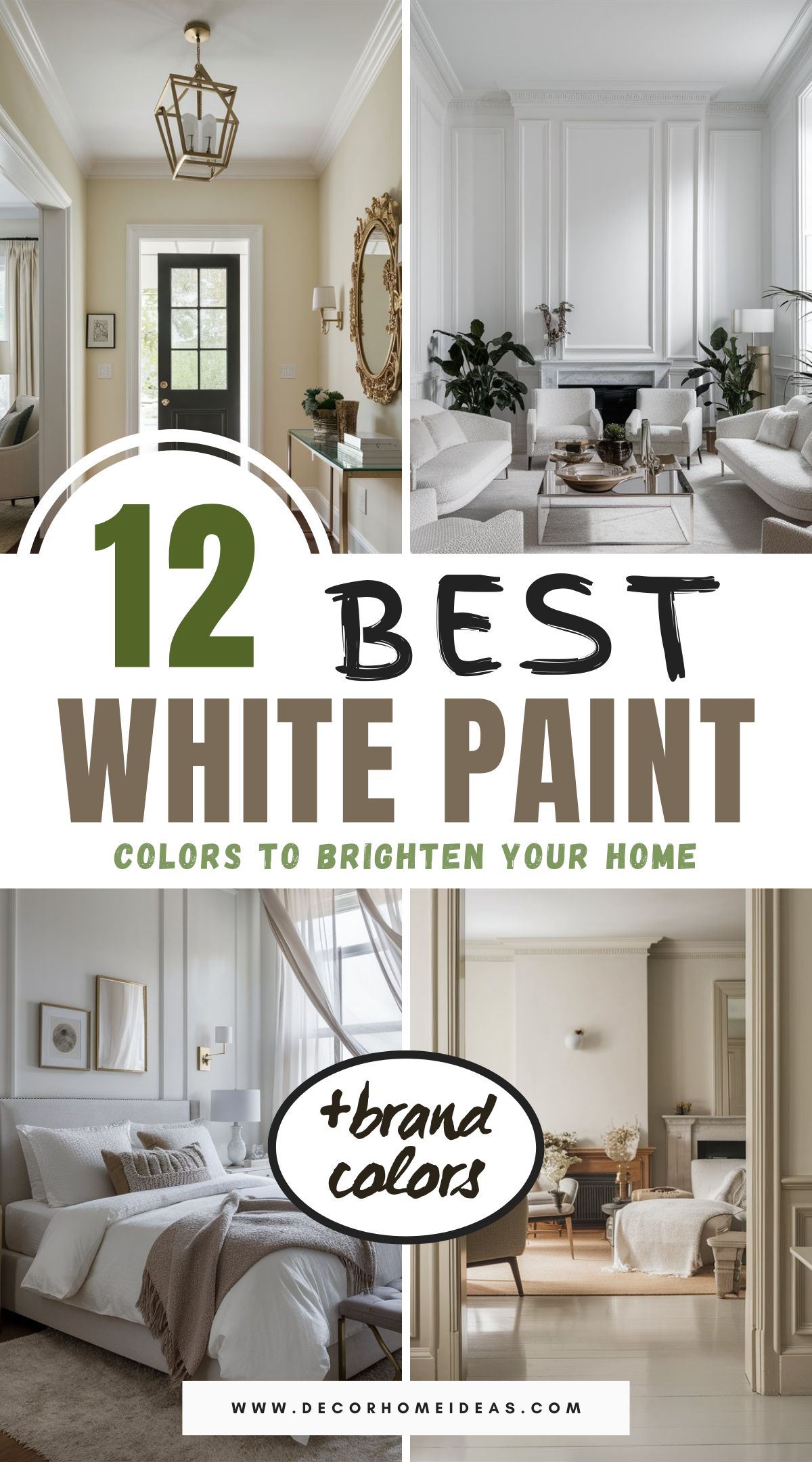 Descubra 12 impresionantes colores de pintura blanca que pueden transformar e iluminar su hogar. Tanto si busca un aspecto nítido y limpio como un resplandor suave y cálido, estos tonos versátiles son perfectos para cualquier espacio. Descubra qué blancos se adaptan mejor a su estilo y cómo utilizarlos eficazmente en su decoración.