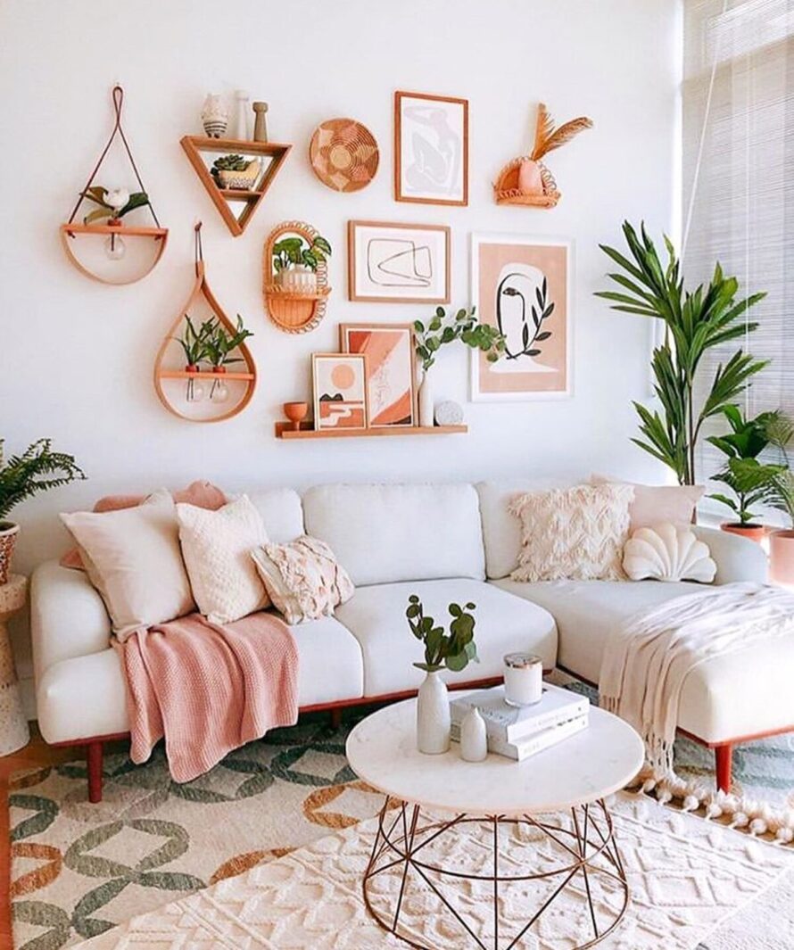 acogedora sala de estar de tierra ideas 15