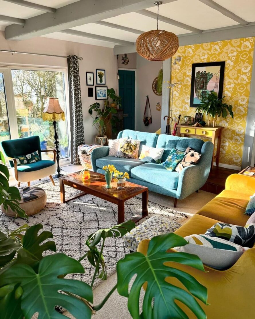 acogedora sala de estar terrosa ideas 7