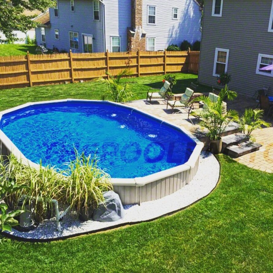 ideas creativas de paisajismo para piscinas elevadas 4