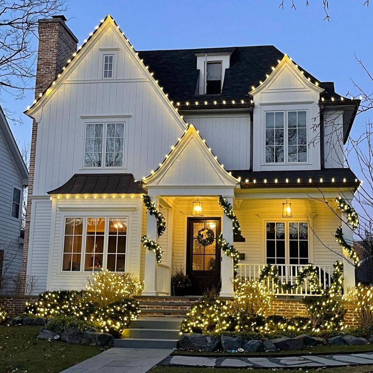 deslumbrantes ideas de decoración navideña para exteriores 8