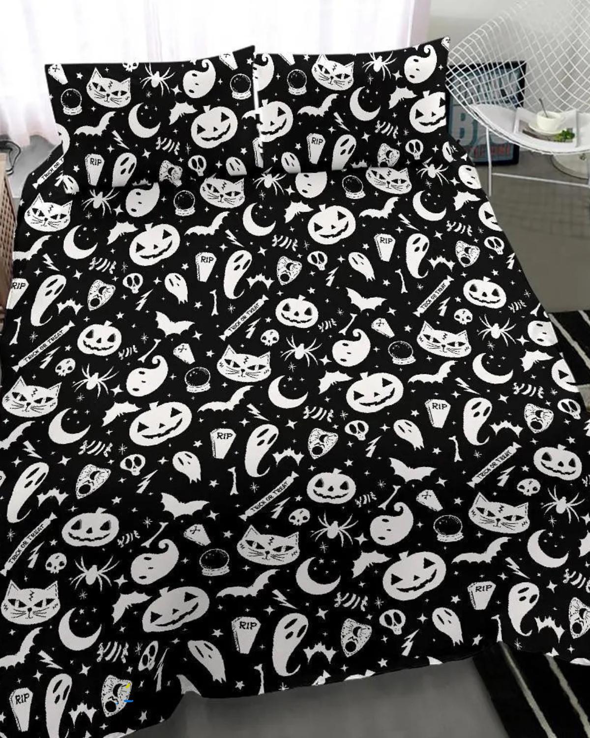 espeluznante halloween dormitorio ideas 09